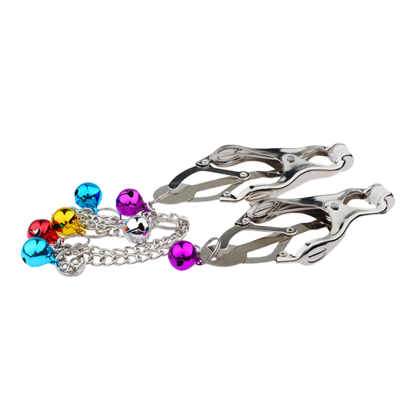 Kjetting og bjeller brystvorte-klemmer