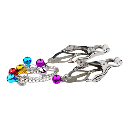 Kjetting og bjeller brystvorte-klemmer