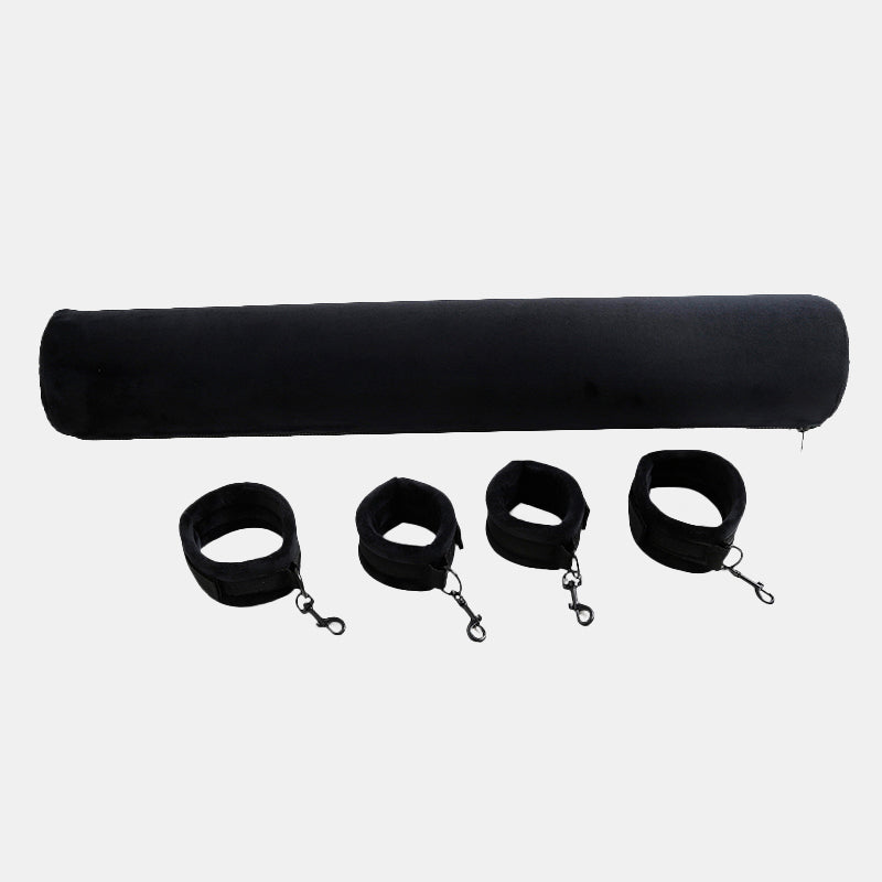 Sprettstang med håndjern og ankeljern