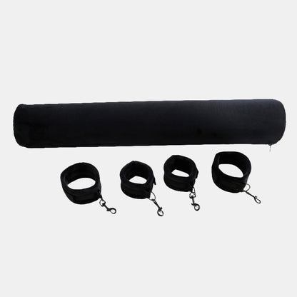 Sprettstang med håndjern og ankeljern