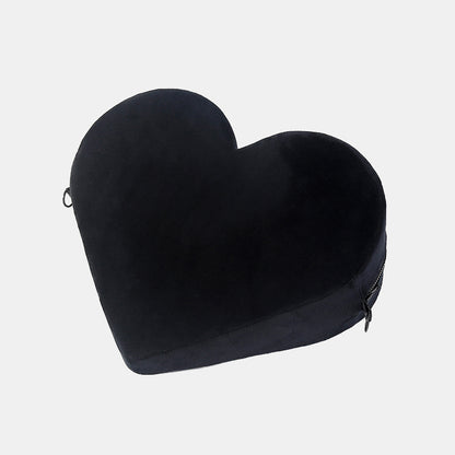 Hjerte kilepute med mansjettsett