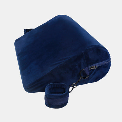 Rundt hjørne trekantpute med mansjetter