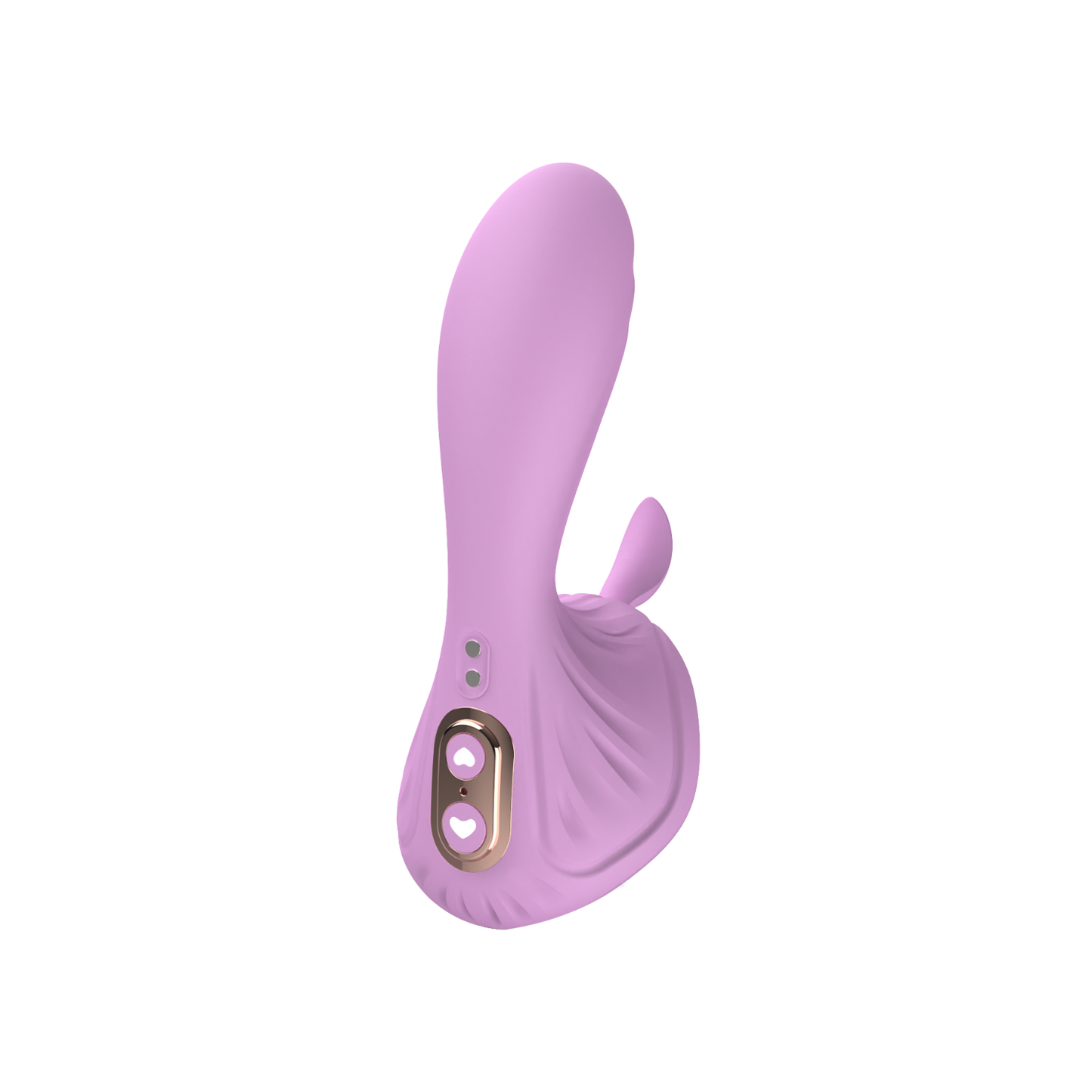 Purple dual vibrator on transparent background